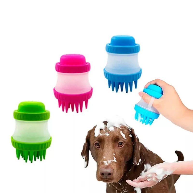 Cepillo dispensador De jabon para perro